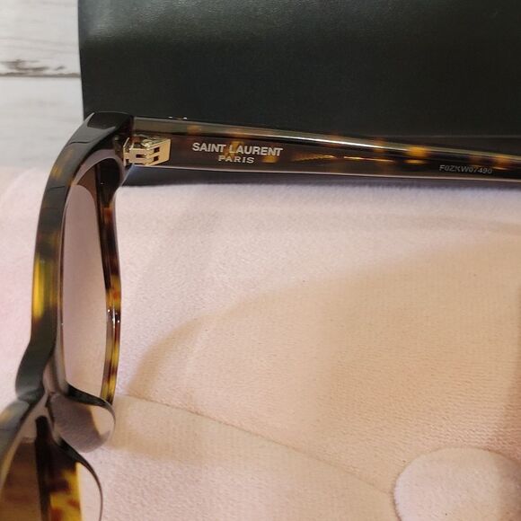 NWOT Yves Saint Laurent Square Sunglasses 58mm Italian Made main image 5